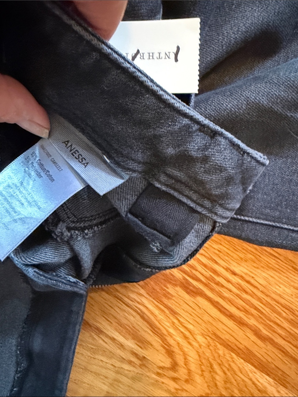 Anthropologie x PAIGE Anessa High Rise Crop Wide Leg Jeans Size 29 NWT - Picture 11 of 15